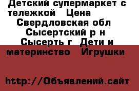 Детский супермаркет с тележкой › Цена ­ 3 500 - Свердловская обл., Сысертский р-н, Сысерть г. Дети и материнство » Игрушки   